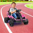 Pink Electric UTV for Big Kids with 12V Battery and Remote Control