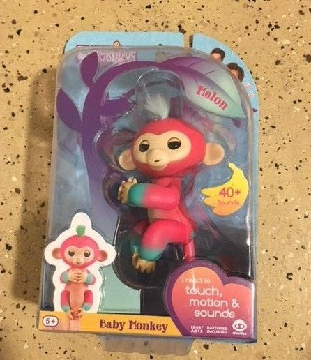 4 Styles Fingerlings Two-Tone Baby Monkey Interactive Toy