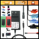 Versatile Charger for 12V & 24V Kids Ride-On Vehicles, Power Wheels, and LED Lights