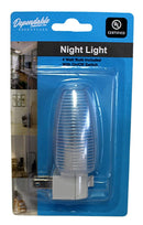 Pair of UL Certified Night Lights with On/Off Switch and Transparent Top
