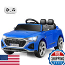INFANS Blue Audi SQ8 Ride-On Vehicle for Ages 3 and Up