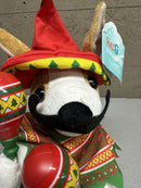 Animated Mariachi Puppy Plush Toy with Macarena Dance and Maracas
