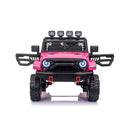 24V 4WD Dual Seat Kids Off-Road Electric Vehicle 550W EVA Wheels with Remote Suspension for Ages 3+