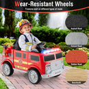12V Electric Police Car Ride-On for Kids with Adjustable Speed Settings