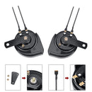 SEINECA Slim Waterproof 12V Snail Car Horn Kit - Loud & Compact