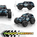 2.4GHz Fast Remote Control Offroad Monster Racing Car with Blue LED Lights