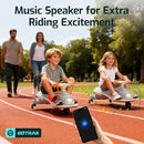 Gotrax WG1 Kids Electric Wiggle Car - 12V Battery - Gray - 120 Minutes of Fun