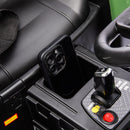 24V Battery-Powered Ride-On Tractor with Trailer, Remote Control, LED Lighting, and MP3 Player