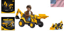 Realistic Sound 12V Excavator Ride-On Vehicle for Indoor and Outdoor Fun