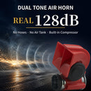NEOGET 12V Compact Twin Tone Air Horn with Compressor