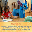 Disney Stitch 6V Plush Battery-Operated Ride-On Toy with Simple Foot Pedal Control