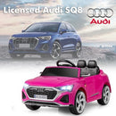 Pink Audi SQ8 Electric Ride-On Car - Battery Operated Adventure