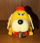 Retro 1980s Happy Dog Wind-Up Toy from CHI LAND, TAIWAN