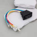 Set of 2 5-Wire Automotive Power Window Switches 41x26x21mm 12V/24V 20A with LED Indicator