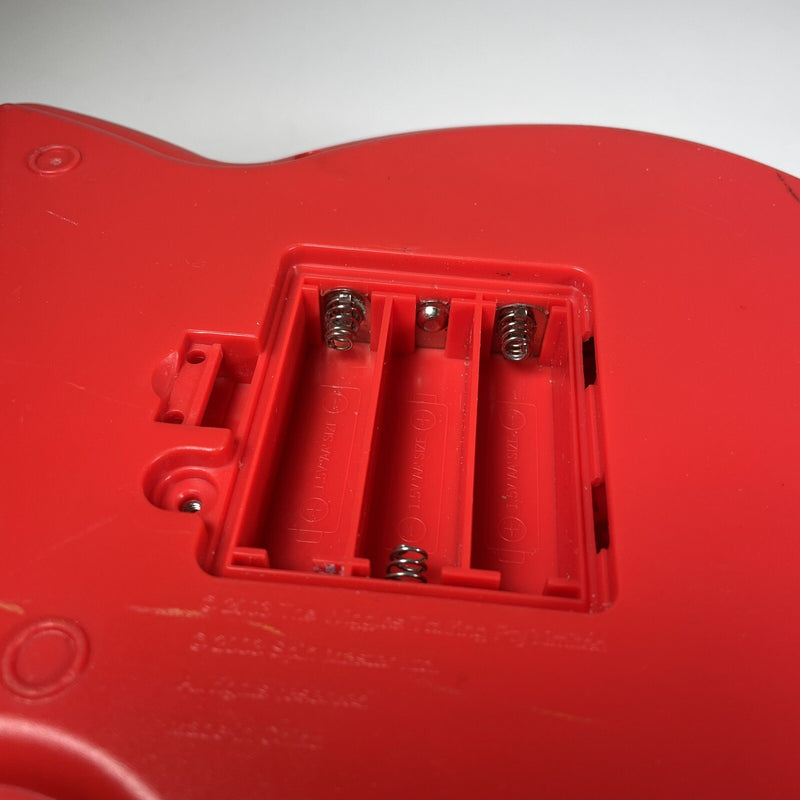 Red Spin Master Musical Guitar Toy 2003