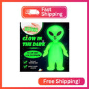 CroBlissful 50 Mini Glowing Alien Figurines in Green