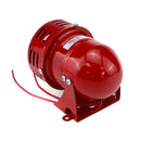 Red Electric Motor Alarm Siren 110V 114dB