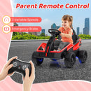 Electric UTV for Older Kids - 12V Battery Powered Ride-On Car with Remote Control in Red