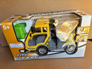 Battery-Powered Toy Garbage Truck with Lights and Trash Bin for Kids (5+)