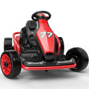 IWDOORIDE Red Electric Drift Kart for Kids with Dual Motors, 24V