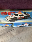 Classic 1/10 Scale Benz 280CE Police Car with Microphone - Battery Operated