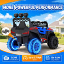 RJOVOLTER 12V Kids UTV Ride-On Vehicle with Remote Control and Swing Feature