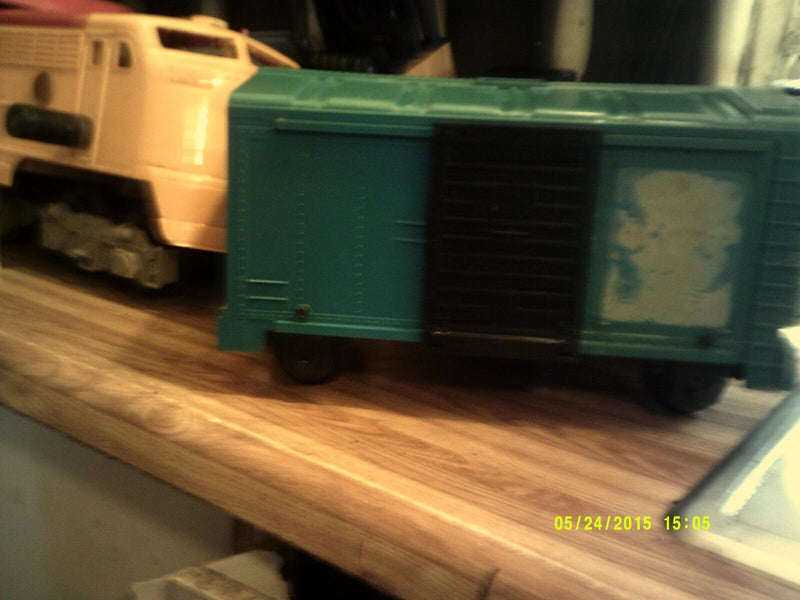 1960s Electric Ride-On Mighty Casey Train Car with Box 14-Inch Length 6-Inch Width