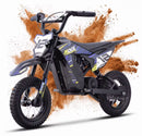 Navy Blue 36V 750W Kids Electric Dirt Bike - 15.5MPH, 14 Mile Range, 3 Speed