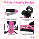Kids 4-Wheel Pedal Go-Kart with Steering Handlebars for Toddlers