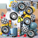 30-Inch Racing Wheel Balloons for Car-Themed Celebrations