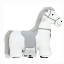 6V Electric Kids Pony Ride-On with Bear Toy and Music