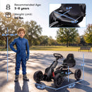 Aosom Black 12V Electric Go Kart for Children Ages 3-8
