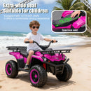 Electric Off-Road ATV for Kids with Cargo Racks, LED Lights, and Bluetooth