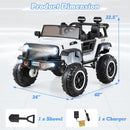 24V Electric Jeep Truck for Kids - Switchable 2WD/4WD 2-Seater Ride-On Vehicle