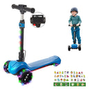 Three-Wheeled Electric Scooter for Children Aged 3 to 8 with LCD Screen and Vibrant Lights