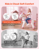 Battery-Free Ride-On Unicorn for Kids with Enhanced Comfort and Smooth Rolling Wheels, Supports up to 176 lbs