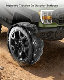 WUMZIJ Enhanced Tire Kit for Power Wheel Ride-On Vehicle | Durable Rubber Shielding