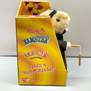 2001 Gemmy Kung Fu Fighting Hamster with Nunchucks in Black Gi