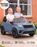 Land Rover Licensed 2-Seater 24V Electric Ride-On Car with Remote Control for Kids