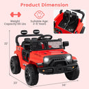 OLAKIDS 12V Electric Ride-On Truck for Kids with Remote Control
