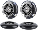 Enhanced Wheel Set for Wiggle Cars and Swing Car Ride-Ons