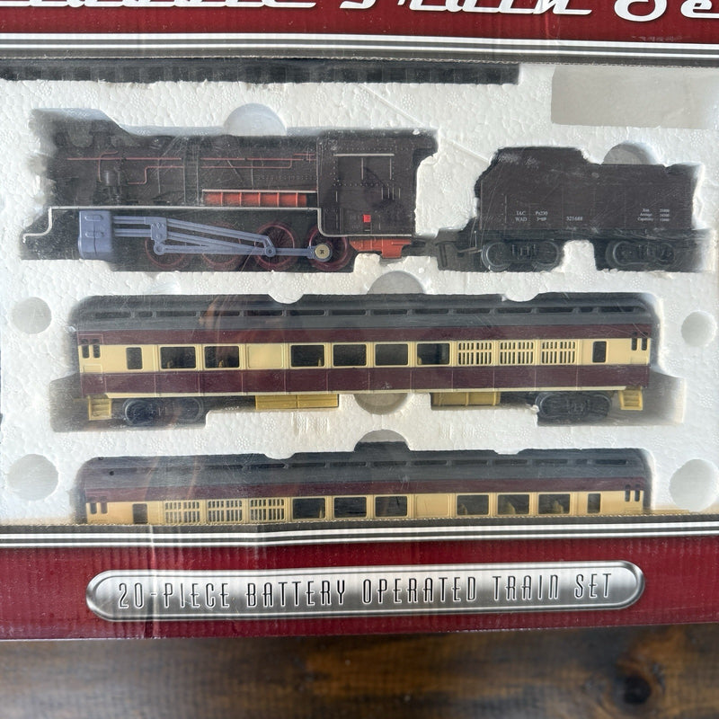 20-Piece Battery Operated Classic Train Set – Tested and Working