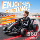 24V Electric Drift Go Kart for Kids Ages 8-12 with Dual 200W Motors and 9Ah Battery