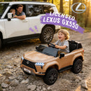 Lexus GX550 24V Kids Electric Ride-On Car with 2 Seats, Parental Control, LED Lights, and Bluetooth