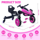Convertible Drift Bike Tricycle for Toddlers Aged 3-5 Years