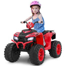 Kids Electric 4-Wheeler Car with Bluetooth Music and Treaded Tires