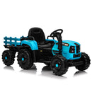 24V 400W Electric Ride-On Blue Tractor Toy for Kids