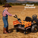 JCB Kids Electric Ride-On Tractor, 24 Volt Power Toy for Young Adventurers