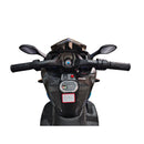 12V Battery Operated 3-Wheel Motorcycle Toy for Kids with Illuminated Wheels