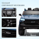 Enjyam 24V Chevrolet Silverado Dual Seat Kids Electric Truck with Remote Control 90W Motors
